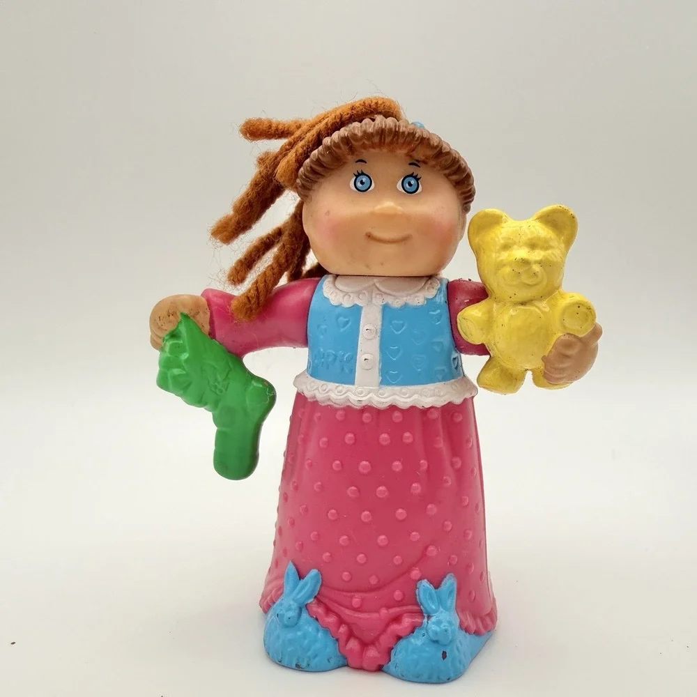 Lot 3 CPK Cabbage Patch Kids Mini‎ PVC Doll Figurine Figures Yarn Hair 1984/1992